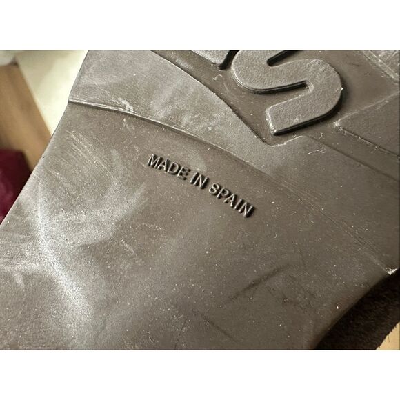 Stuart Weitzman Women's Brown Low Heel Mid-Calf Suede Ankle Boots Size 9 - Picture 6 of 8